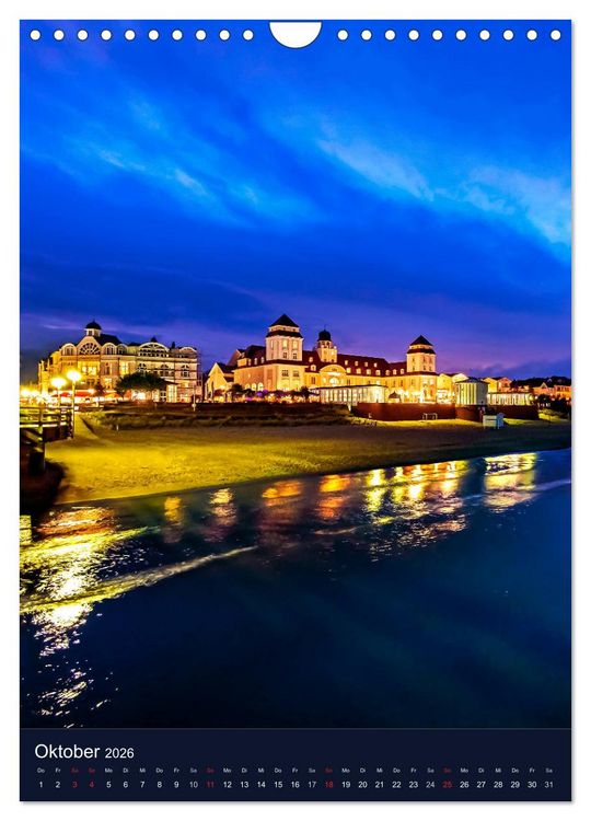 Produktbild: INSEL R&Uuml;GEN - Zauberhafte Momente (Wandkalender 2026 DIN A4 hoch), CALVENDO Monatskalender