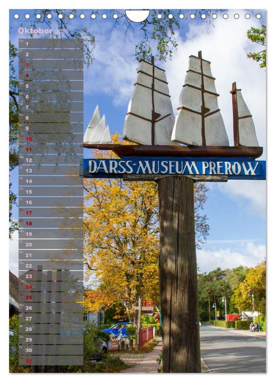 Produktbild: Ostsee Tour Deutschland - maritime Highlights (Wandkalender 2026 DIN A4 hoch), CALVENDO Monatskalender