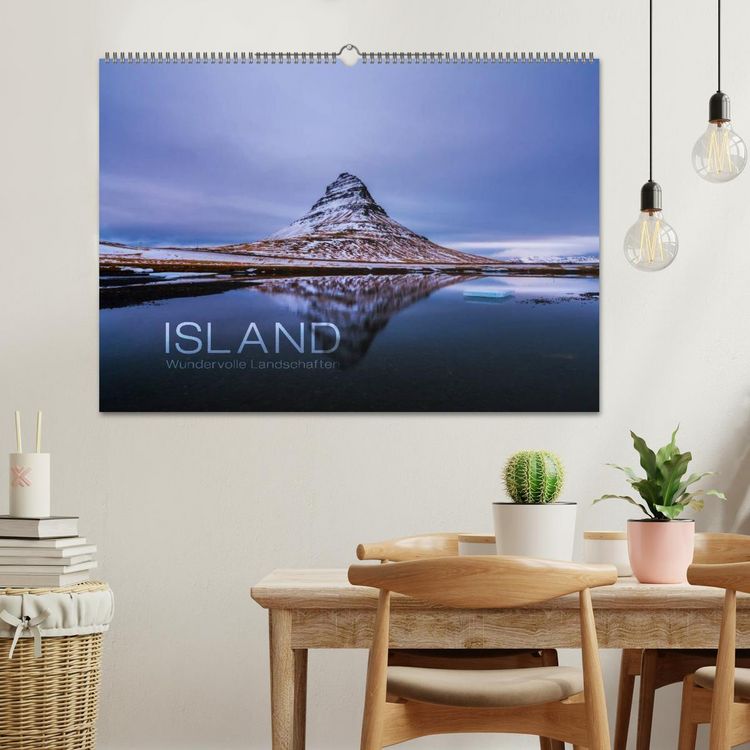Produktbild: Island - Wundervolle Landschaften (Wandkalender 2026 DIN A2 quer), CALVENDO Monatskalender