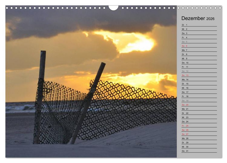 Produktbild: Die Ostsee (Wandkalender 2026 DIN A3 quer), CALVENDO Monatskalender