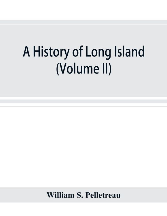 Produktbild: A history of Long Island