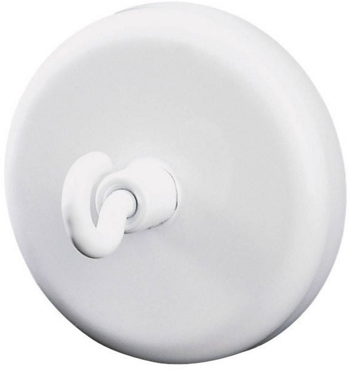Produktbild: Dahle Magnet (&Oslash; x H) 47mm x 32mm rund, mit Haken Wei&szlig; 1 St. 95861