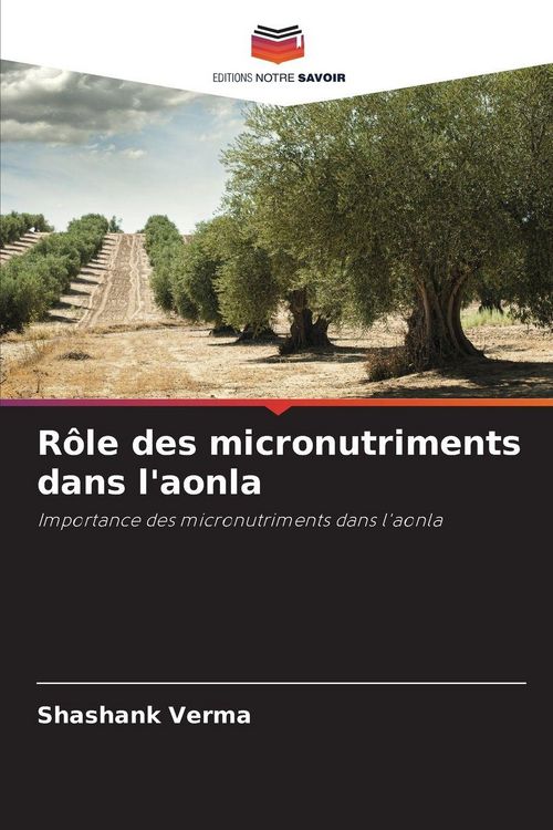 Produktbild: R&ocirc;le des micronutriments dans l'aonla