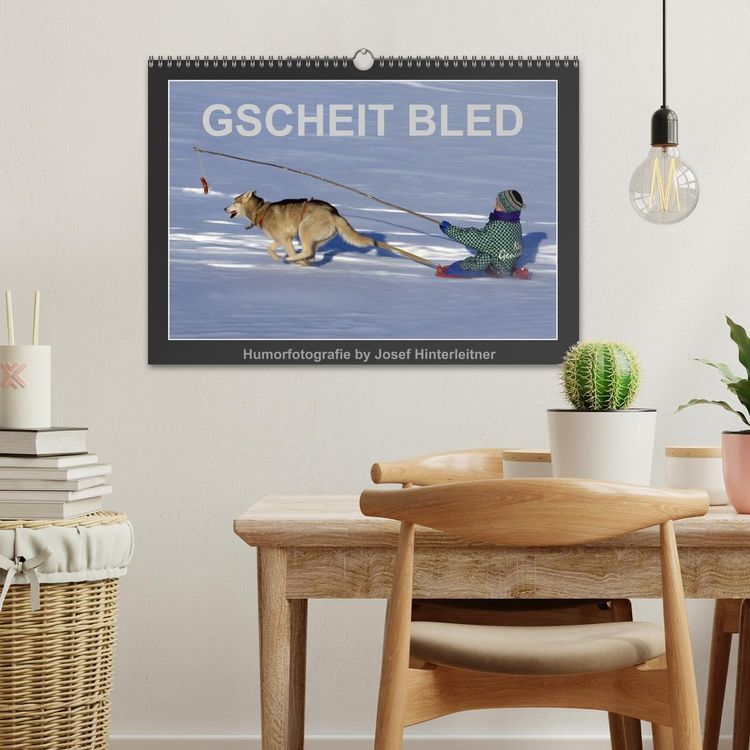 Produktbild: GSCHEIT BLED - Humorfotografie (Wandkalender 2026 DIN A3 quer), CALVENDO Monatskalender