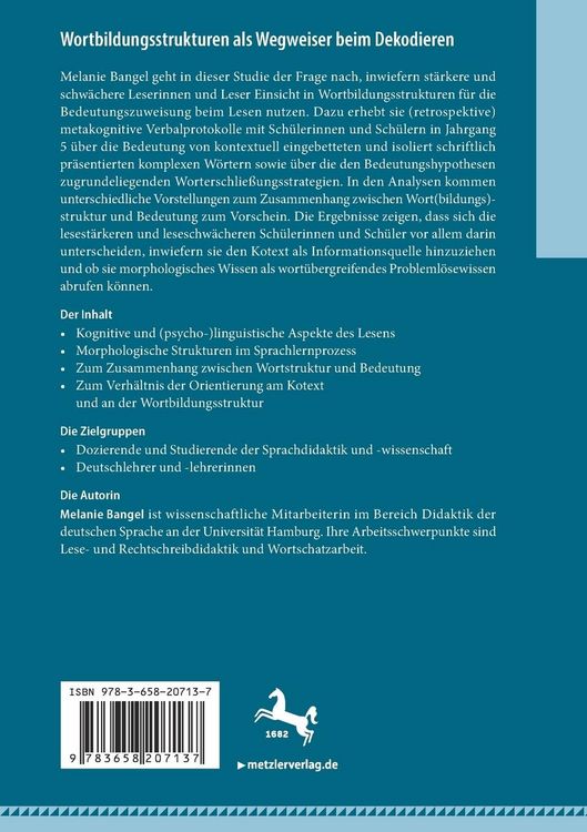 Produktbild: Wortbildungsstrukturen als Wegweiser beim Dekodieren