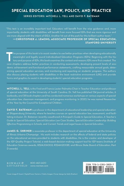 Produktbild: Developing Educationally Meaningful and Legally Sound IEPs