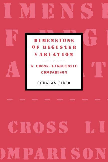 Produktbild: Dimensions of Register Variation