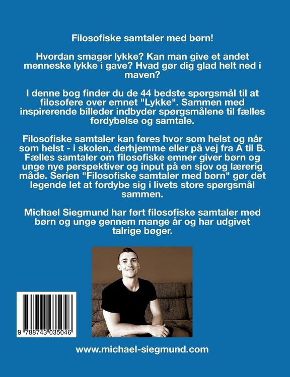 Produktbild: Filosofi med b&oslash;rn: Lykke. De 44 bedste sp&oslash;rgsm&aring;l til at f&oslash;re filosofiske samtaler med b&oslash;rn og unge