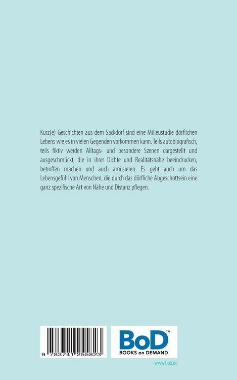 Produktbild: Kurz(e) Geschichten aus dem Sackdorf