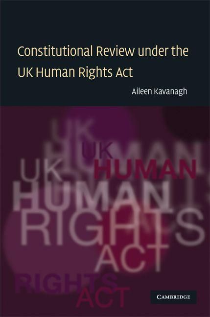 Produktbild: Constitutional Review under the UK Human Rights Act