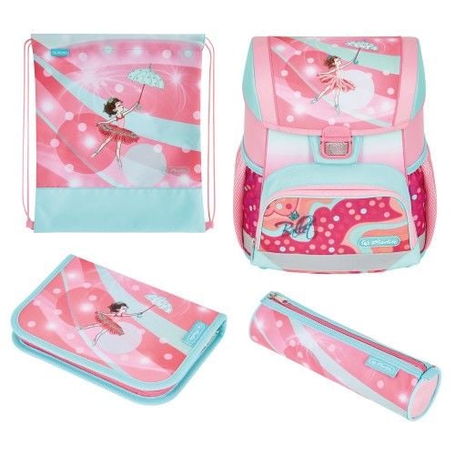 Produktbild: Herlitz Schulranzen Loop Plus Ballet Love 16 Liter bef&uuml;llt