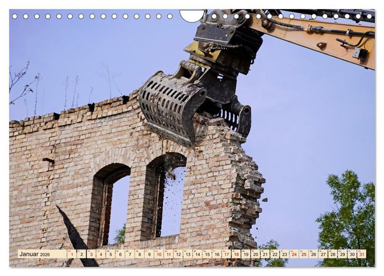 Produktbild: Auf der Gro&szlig;baustelle (Wandkalender 2026 DIN A4 quer), CALVENDO Monatskalender