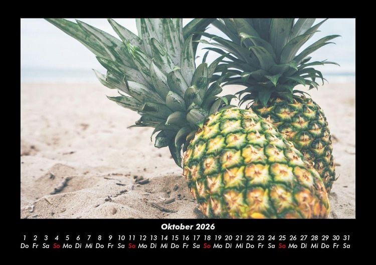 Produktbild: Obstkalender 2026 Fotokalender DIN A3
