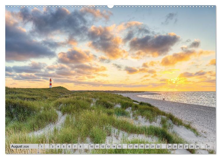 Produktbild: Wundersch&ouml;nes Sylt - Perle der Nordsee (hochwertiger Premium Wandkalender 2026 DIN A2 quer), Kunstdruck in Hochglanz