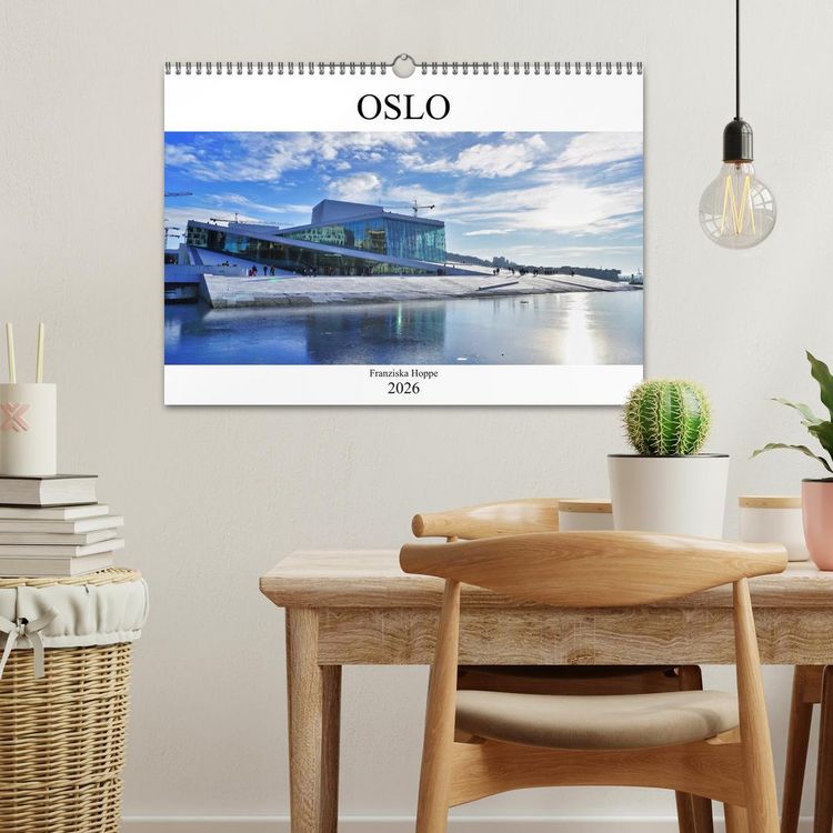 Produktbild: Oslo - Norwegen (Wandkalender 2026 DIN A3 quer), CALVENDO Monatskalender