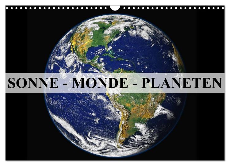 Produktbild: Sonne, Monde und Planeten (Wandkalender 2026 DIN A3 quer), CALVENDO Monatskalender