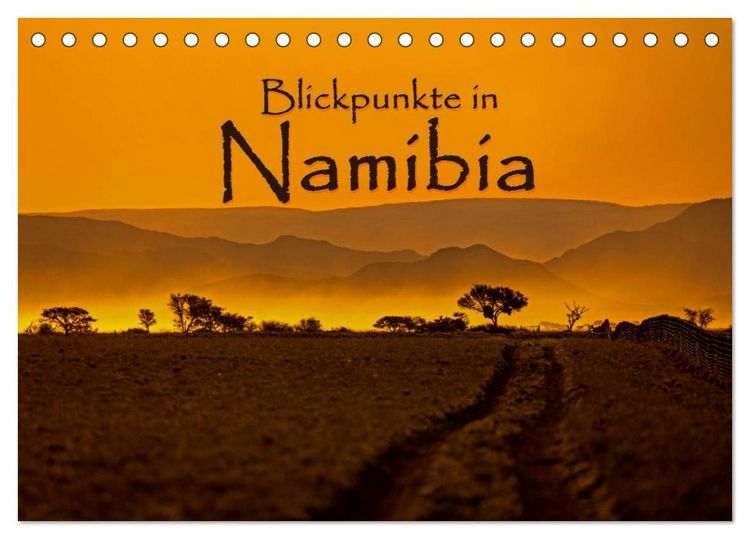 Produktbild: Blickpunkte in Namibia (Tischkalender 2026 DIN A5 quer), CALVENDO Monatskalender