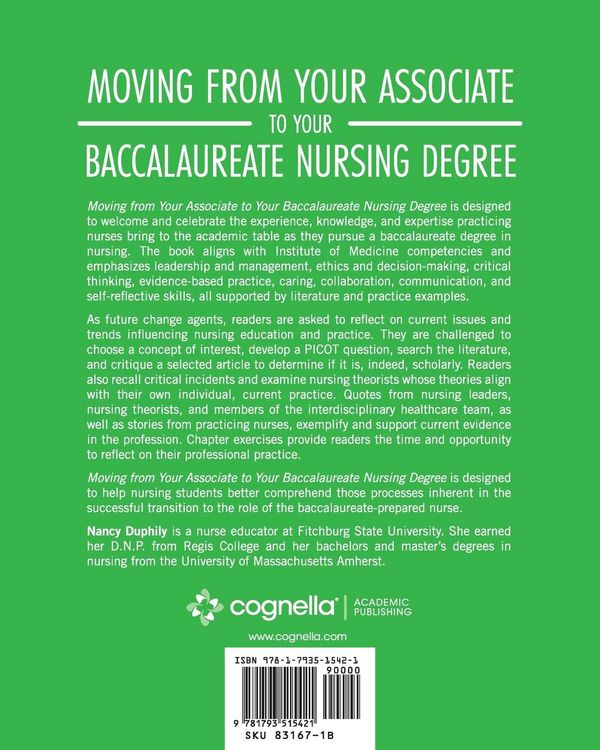 Produktbild: Moving from Your Associate to Your Baccalaureate Nursing Degree