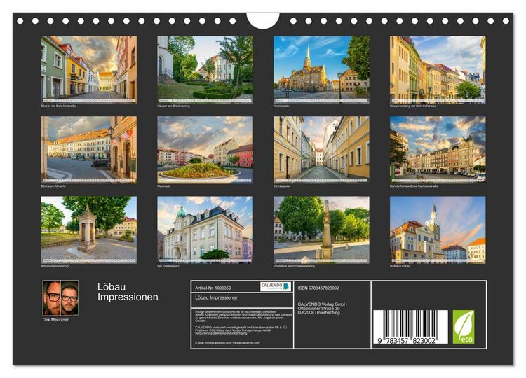 Produktbild: L&ouml;bau Impressionen (Wandkalender 2026 DIN A4 quer), CALVENDO Monatskalender