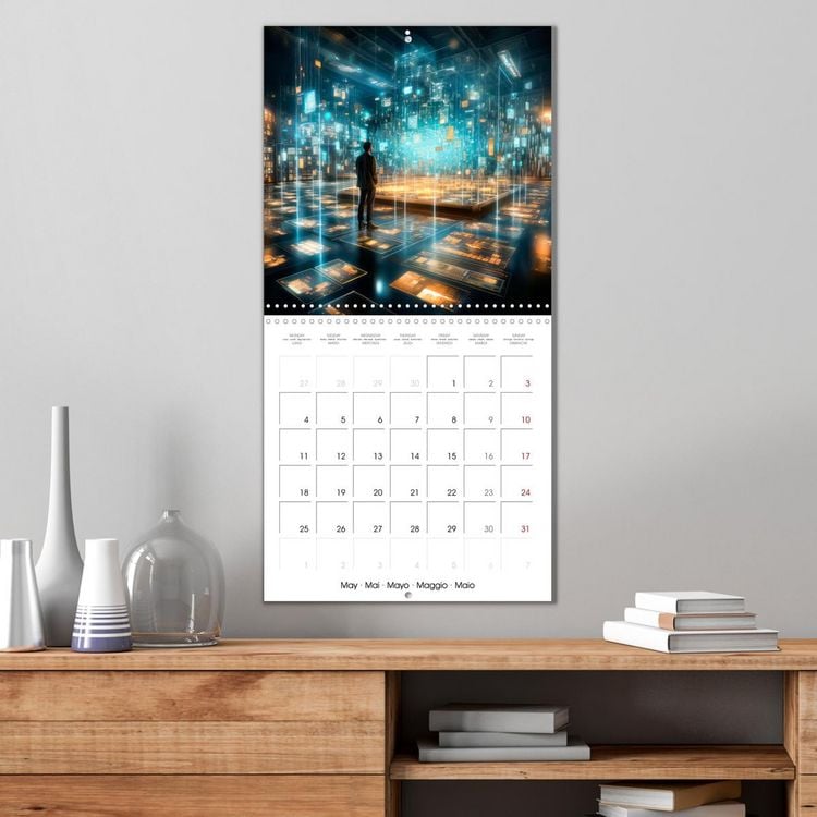 Produktbild: AI Real thrill (Wall Calendar 2026 12 &times; 12 Inch) CALVENDO 12 Month Wall Calendar