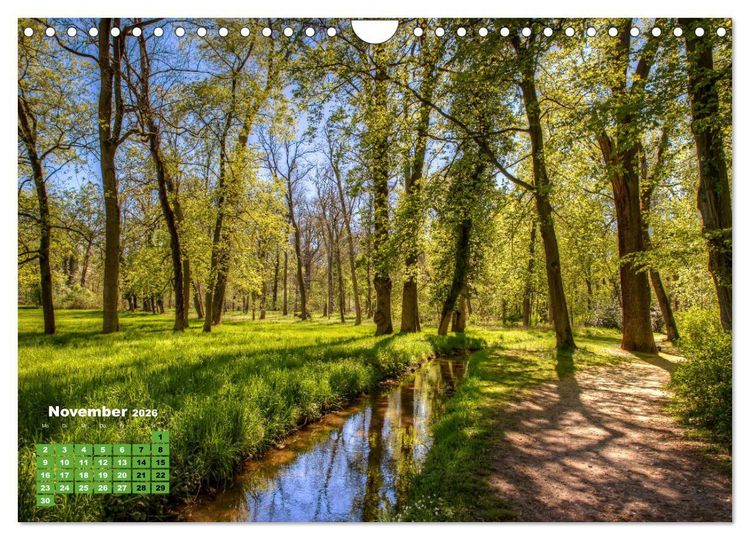 Produktbild: Park Sch&ouml;nbusch Aschaffenburg (Wandkalender 2026 DIN A4 quer), CALVENDO Monatskalender