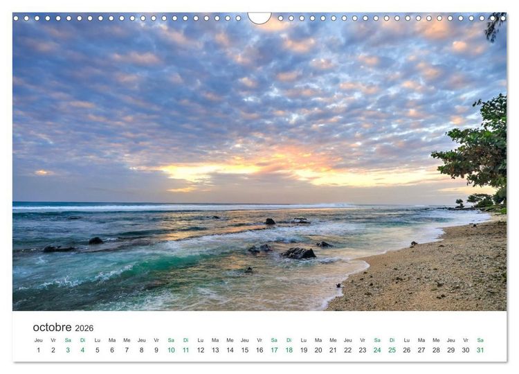 Produktbild: Magnifique &icirc;le Maurice (Calendrier mural 2026 DIN A3 vertical), CALVENDO calendrier mensuel