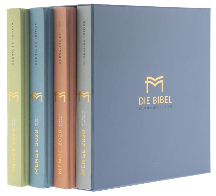 Produktbild: Menge 2020 (Bibel) &ndash; Journaling Edition &ndash; 4 B&auml;nde im Schuber
