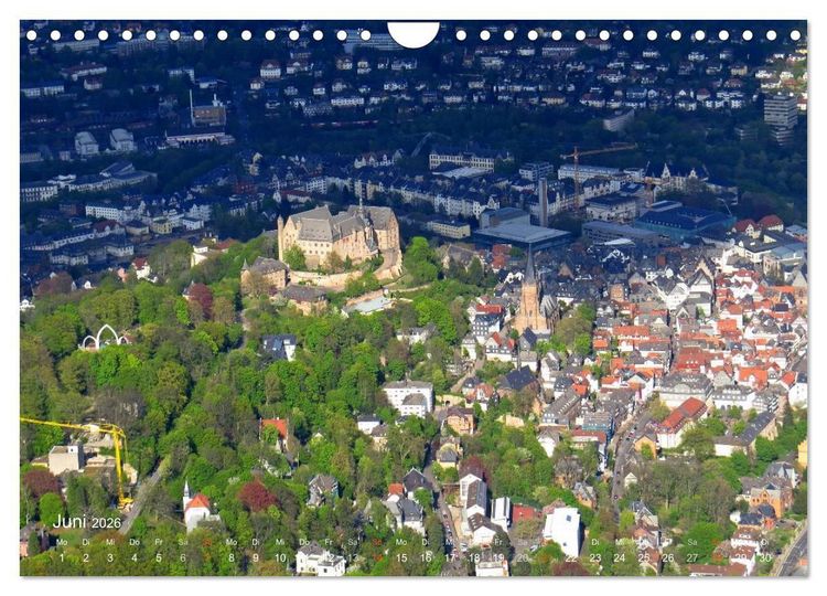 Produktbild: Marburg 2026 (Wandkalender 2026 DIN A4 quer), CALVENDO Monatskalender