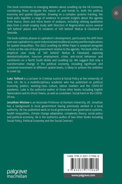 Produktbild: Levelling Up the UK Economy