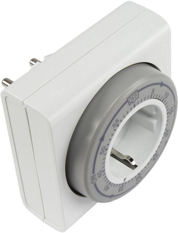 Produktbild: Sygonix SY-5045302 Steckdosen-Zeitschaltuhr analog IP20 Countdown-Funktion