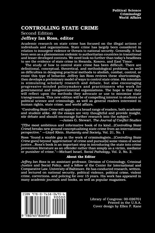 Produktbild: Controlling State Crime