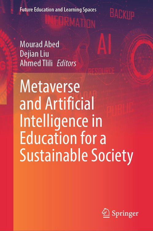 Produktbild: Metaverse and Artificial Intelligence in Education for a Sustainable Society