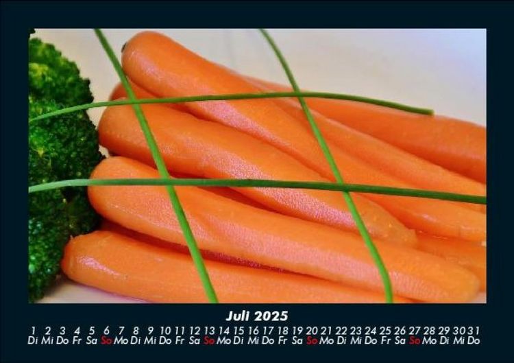 Produktbild: Gem&uuml;sekalender 2025 Fotokalender DIN A5