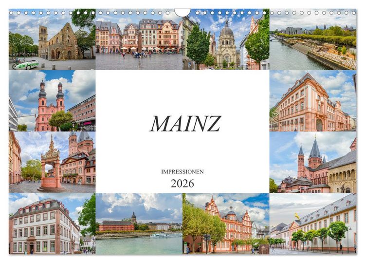 Produktbild: Mainz Impressionen (Wandkalender 2026 DIN A3 quer), CALVENDO Monatskalender