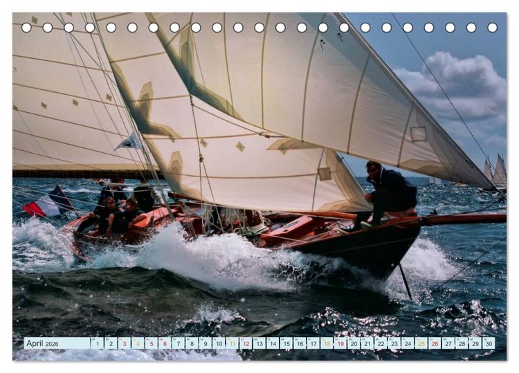Produktbild: Segeln, Freiheit erleben (Tischkalender 2026 DIN A5 quer), CALVENDO Monatskalender