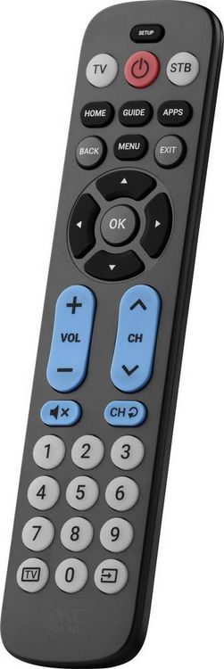 Produktbild: One For All URC6821 Universal Fernbedienung Schwarz