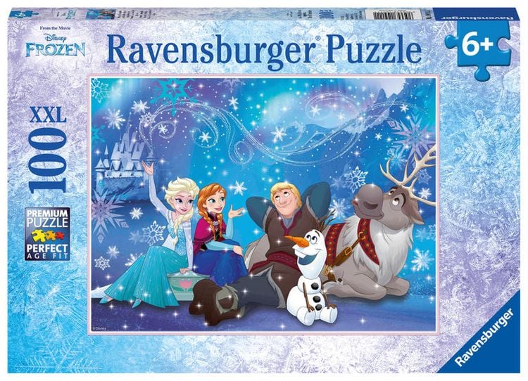 Produktbild: Puzzle Ravensburger Frozen - Eiszauber 100 Teile XXL