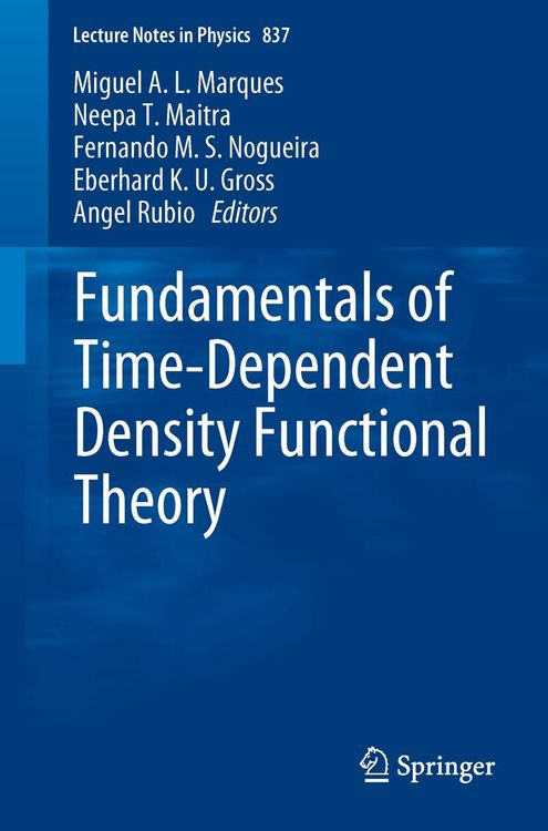Produktbild: Fundamentals of Time-Dependent Density Functional Theory