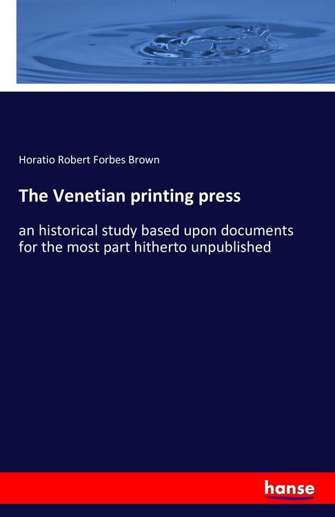 Produktbild: The Venetian printing press