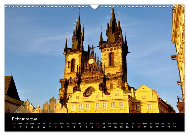 Produktbild: Prague in my heart (Wall Calendar 2026 DIN A3 landscape), CALVENDO 12 Month Wall Calendar