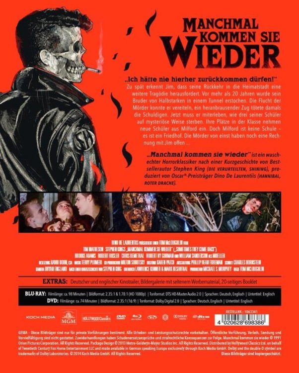 Produktbild: Stephen Kings - Manchmal kommen sie wieder - Mediabook (+ DVD)