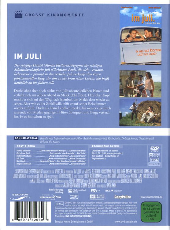Produktbild: Im Juli - Gro&szlig;e Kinomomente