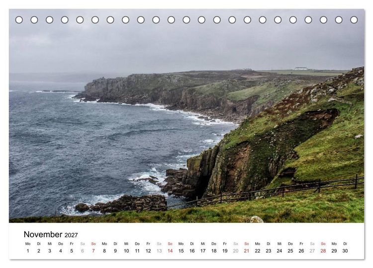 Produktbild: Englands wilder S&uuml;den (Tischkalender 2027 DIN A5 quer), CALVENDO Monatskalender