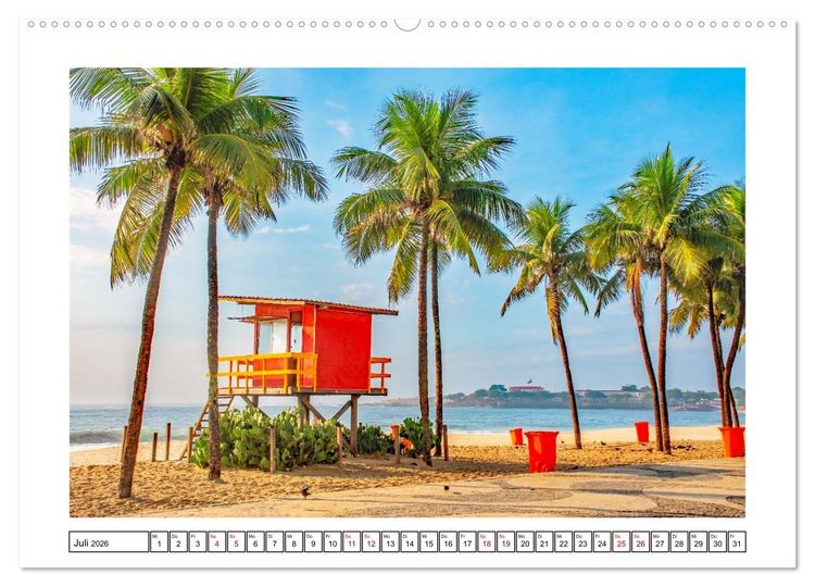 Produktbild: Brasiliens K&uuml;stenst&auml;dte - Rio de Janeiro, Olinda und Salvador de Bahia (Wandkalender 2026 DIN A2 quer), CALVENDO Monatskalender