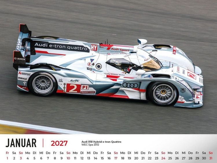 Produktbild: Audi im Rennsport Kalender 2027