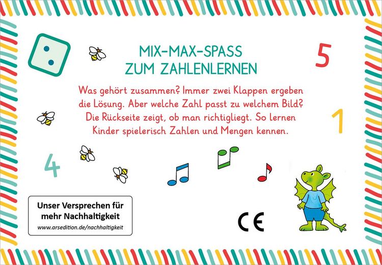 Produktbild: Lernraupe &ndash; Mix-Max Erste Zahlen