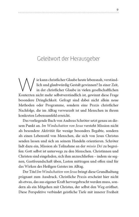 Produktbild: Im Windschatten von Jesus