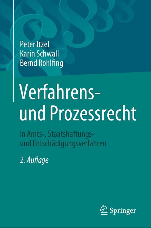 Produktbild: Verfahrens- und Prozessrecht in Amts-, Staatshaftungs- und Entsch&auml;digungsverfahren