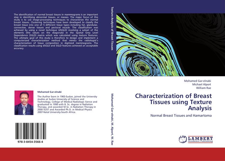 Produktbild: Characterization of Breast Tissues using Texture Analysis
