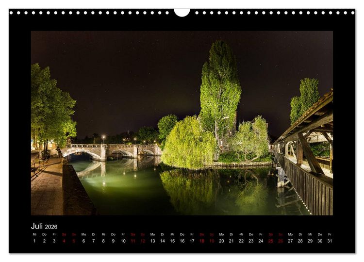 Produktbild: N&uuml;rnberg - Die Altstadt bei Nacht (Wandkalender 2026 DIN A3 quer), CALVENDO Monatskalender